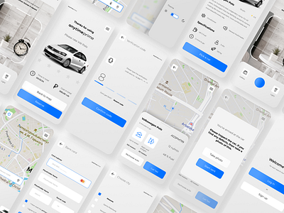 Carsharing Mobile app Concept