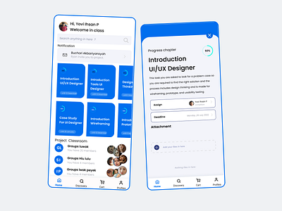 Aplication Education app design ui ux