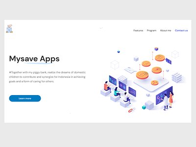 My Save Header app design ui ux website