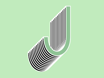 J branding design letterart lettering logo logomark typography