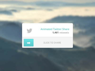 Animated Slide To Share animated concept gif share slide twitter