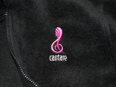 Cantare Embroidered Jacket brand cantare choir identity