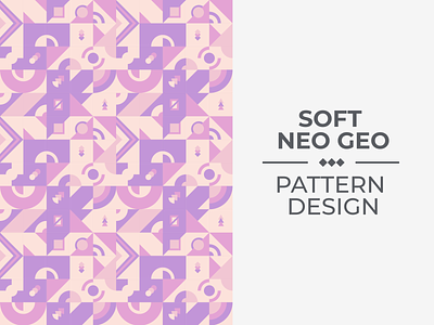 Soft Neo Geo (Abstract Geometry) Pattern Design abstract abstract art abstract design art design designs flat graphic design graphic design graphicdesign neo geo patch pattern pattern art patterns soft vector