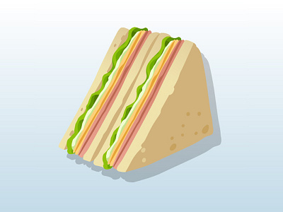 Vector Sandwich branding design icon illustration logo ui ux vector