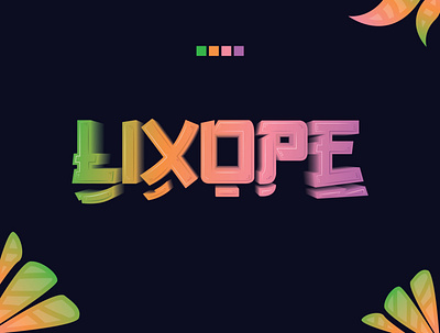 Lixope 3D Logo Design 3d 3d lettering 3d logo animation brand branding branding and identiy design gaming logo graphic design illustration lettering logo logo design modern modern logo motion graphics typographic logo typography