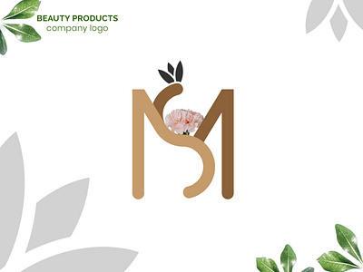 MS Beauty Product Logo Design beauty logo beauty product logo professional logo