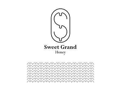 Honey + S letter Logo Design