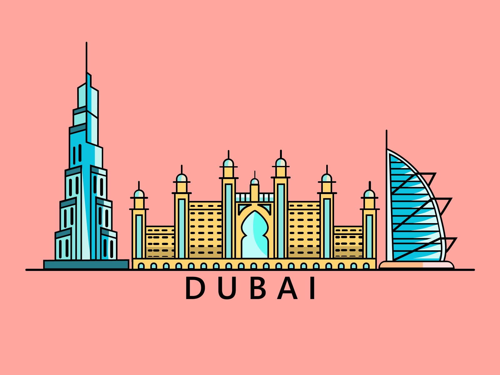 Dubai By Sabina Limbu On Dribbble