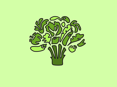 Greens adobe art branding graphic design icon illustration logo minimal ux vector