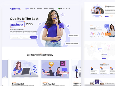 Corporate Landing page