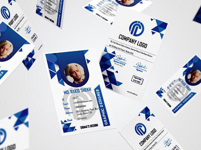 Office ID Card Design branding business card design graphic design id card design logo mentor id mentor office id office id office id card design typography ui vector