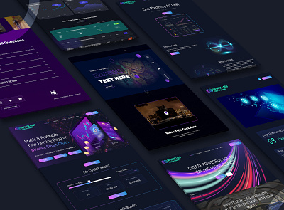 Crypto Landing Page app app design branding brochure design business card design flyer design graphic design illustration logo motion graphics ui ux vector website design