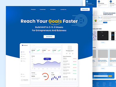 Management System Landing page