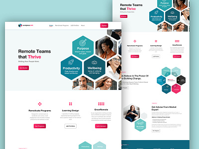 Landing Page Preview figma landing page landing page ui personal website ui ui ux design ui ux website design ux web design website design