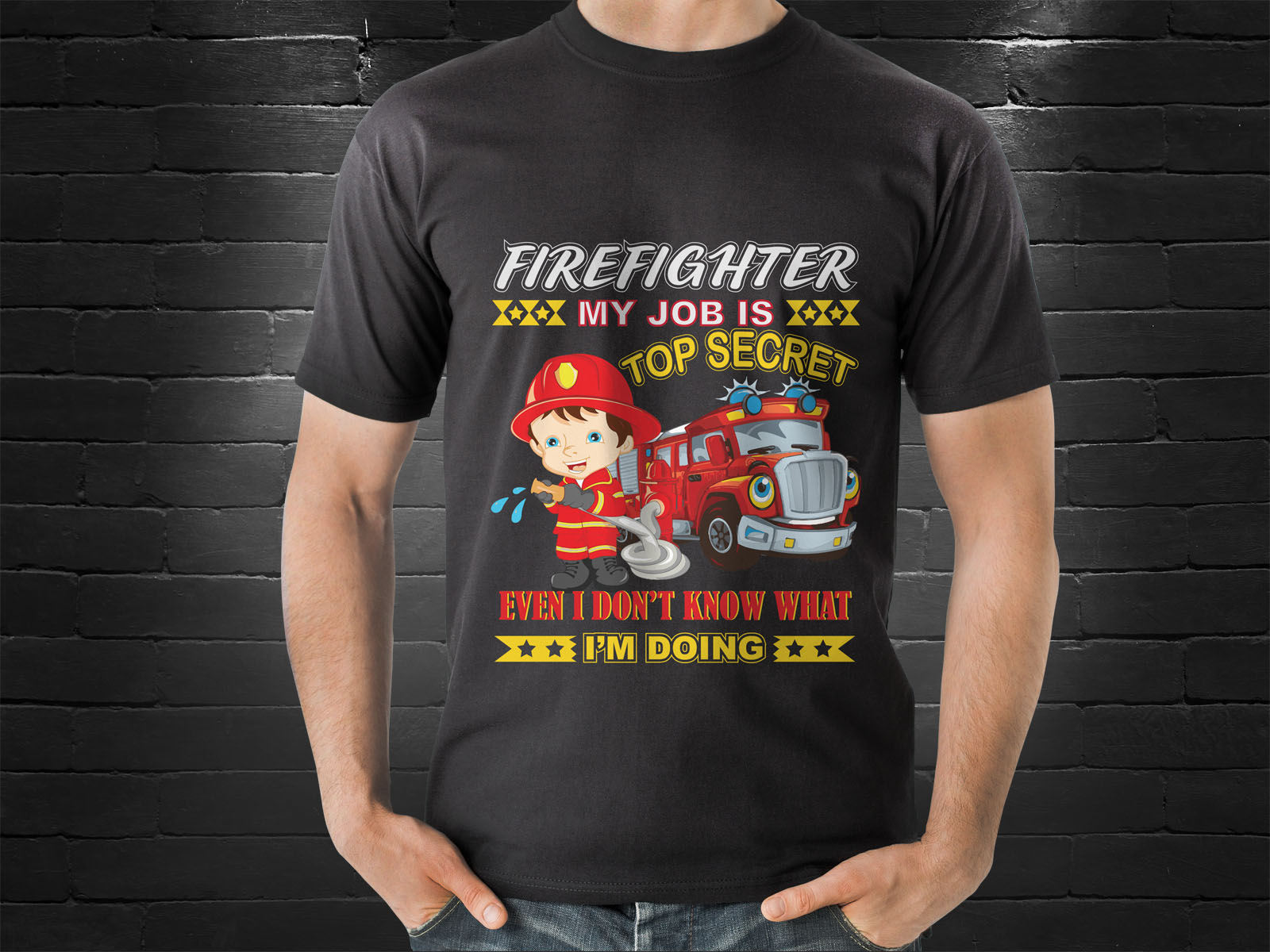 Firefighter Job Secret Tshirt Design By Baharul Islam On Dribbble