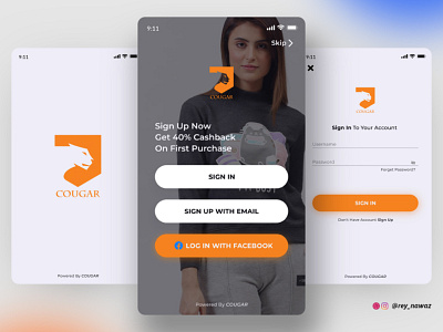 COUGAR Conceptual App Design app app design application ui applications branding front end development minimal ui ui design uidesign uiux designer uiuxdesign uiuxdesigner