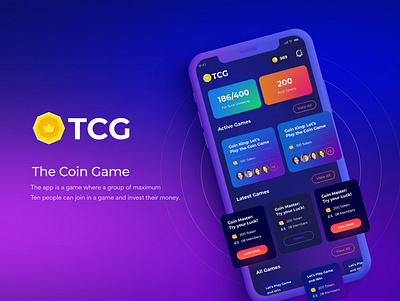 The Coin Game analysis app design batting app dashboard finance app game app graphic design illustration logo product design ui ux