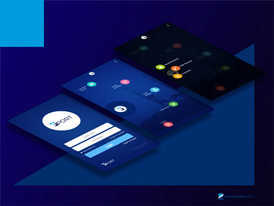 Port App Design app app design dashboard design ux design