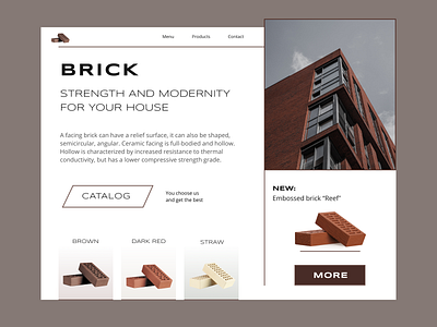 brick design ui web