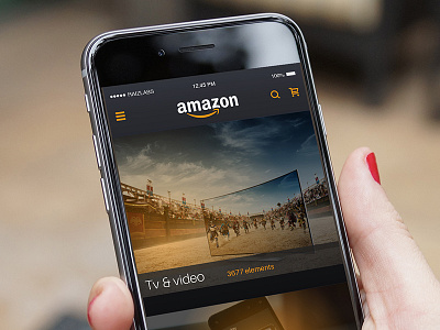Redesign concept for Amazon (unofficial for IOS)