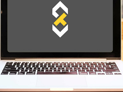 Lettermark for online education platform Steel Trap branding design flat icon logo minimal vector