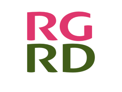 Robin Gerard, Registered Dietitian branding design flat icon logo minimal vector