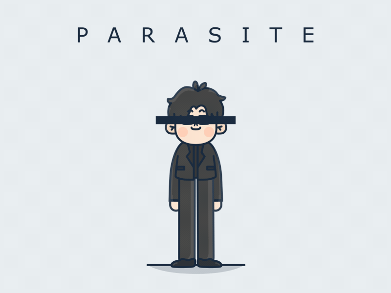 Parasite aftereffects bongjoonho character character animation deekay koreandirector koreanfilm parasite parasitemovie 기생충