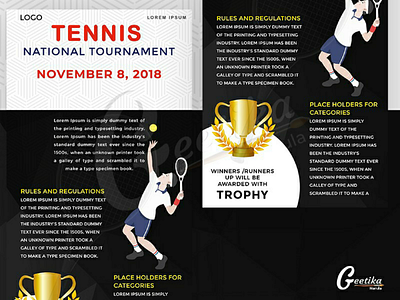 Banner Design - Tannis National Tournament banner creative designs