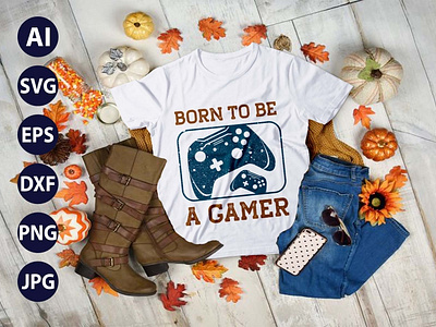 Gaming Tent AWESOME TYPOGRAPHY T-SHIRT DESIGN