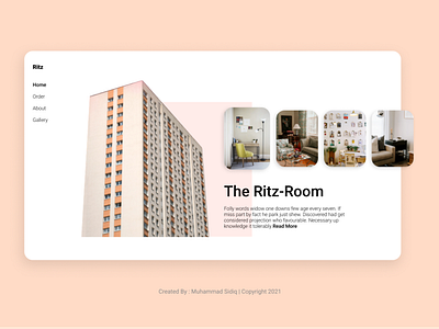 The Ritz-Room UI Design