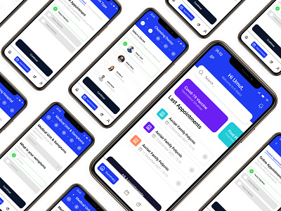 Mobile Hospital #2 app app design application branding dailyui dailyuichallange design healty app design minimal mobile mobile app design mobile design mobile ui mockup modern ui ux