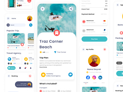 Mobile Travel Apps#2 app app design application branding dailyui dailyuichallange design minimal mobile ui mockup modern travel app travel app design travel design travel ui ui uiux ux