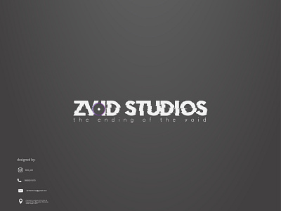 ZVOID STUDIOS Logo Design branding design graphic design logo vector