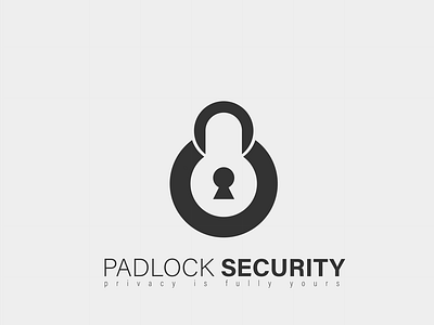 Padlock Security Logo Design
