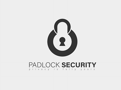 Padlock Security Logo Design