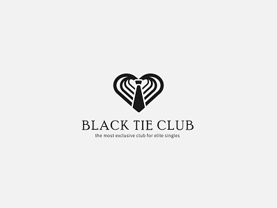 Black Tie Club Logo Design branding business logo design graphic design logo logo design love love logo minimalis modern professional tie tie logo vector