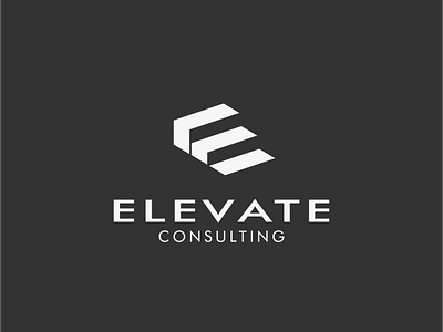 Elevate Consulting Logo Design branding business logo consulting logo design e e logo graphic design logo logo design stair stair logo stairs stairs logo vector