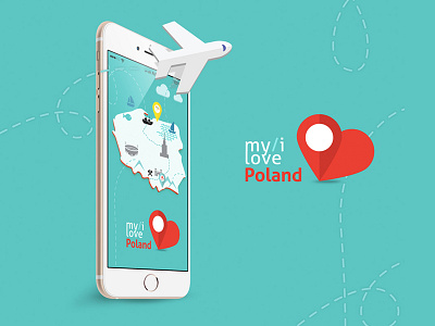 my / i _ love Poland commercial country iphone love plane poland promotion