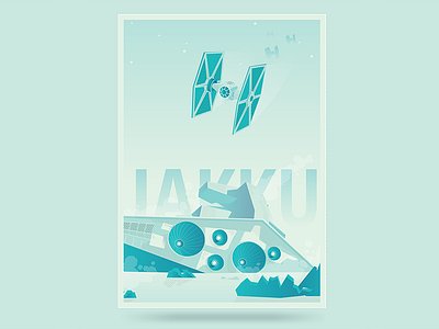 Jakku Star Wars Poster