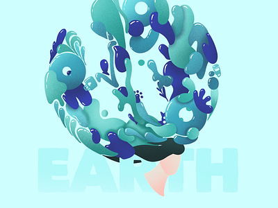 Earth - Swirls