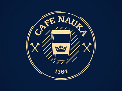 Cafe Nauka - Logo cafe cup logo starbucks uj university