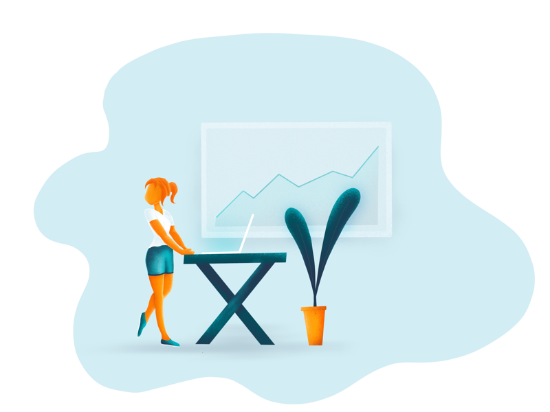 Marketing people marketing illustration ui ux