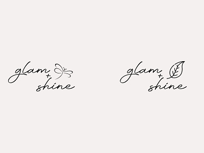 Glam n Shine Logo app branding design icon illustration illustrator logo ui ux vector