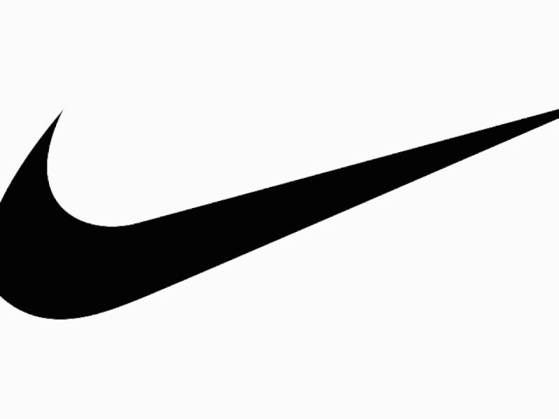 Nike Logo Animation animation art branding design illustration illustrator logo ui vector web