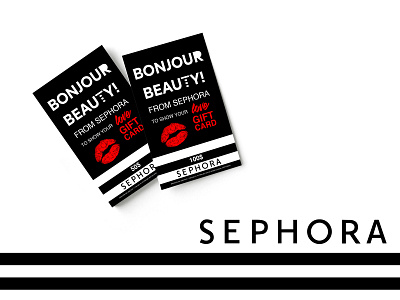 SEPHORA Gift Card Consept Design ♡