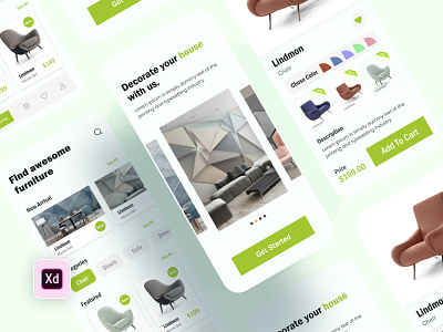 Furniture Mobile App UI