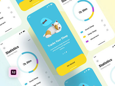 Sleeping App UI Kits