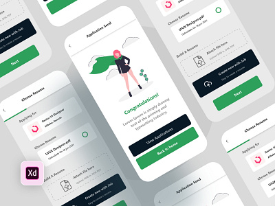 Job Search Ui Kit job ux