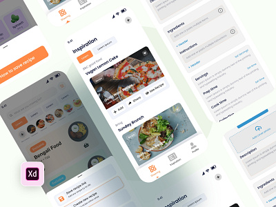 Food App 🍟 V3 animation app branding design food new app graphic design illustration logo ui ux vector
