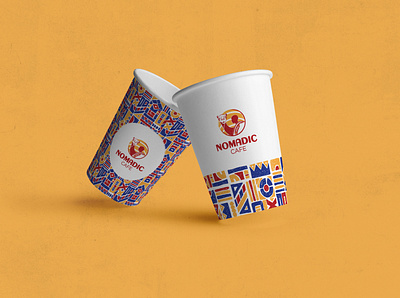 NOMADIC CAFE | BRANDING african branding african cafe african cafe branding african logo african theme afro branding afro colors afro identity afro logo afro theme branding logo